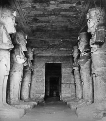 The Interior of the Temple of Rameses II, c.1904-05